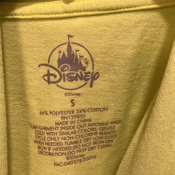 DISNEY Mickey Mouse neon yellow woman’s sweatshirt - Picture 5 of 8